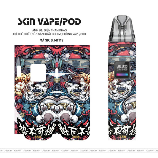 Dán Skin Pod Hình Mèo thần tài | D_MTT18