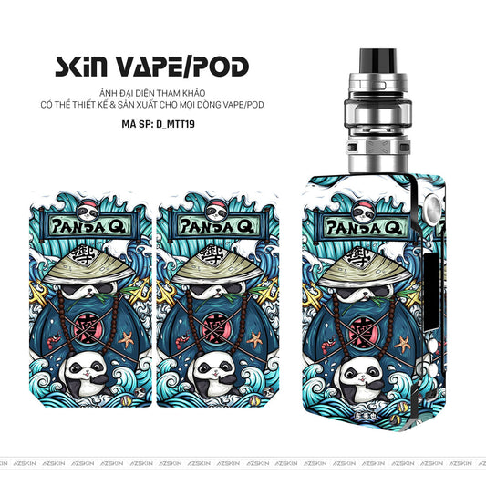 Dán Skin Vape Hình Mèo Thần Tài | D_MTT19