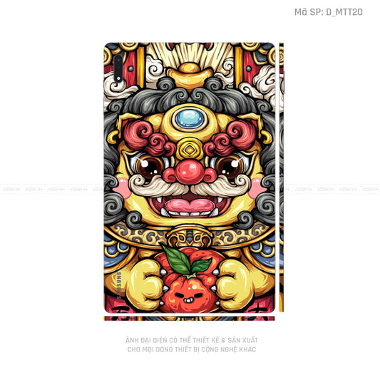 Dán Skin Galaxy Tab S8 Series Hình Mèo Thần Tài | D_MTT20