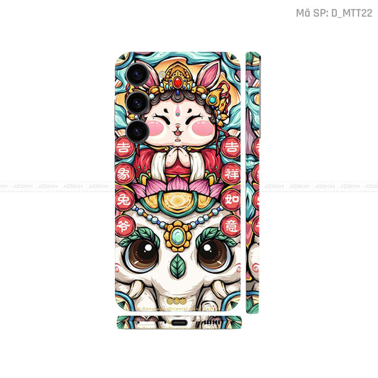 Dán Skin Galaxy S23 Series Hình Mèo Thần Tài | D_MTT22