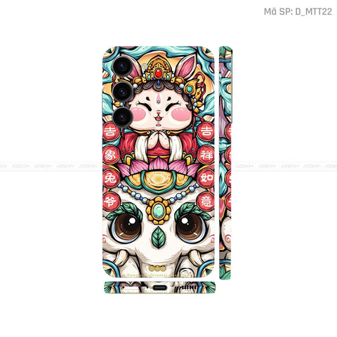 Dán Skin Samsung Galaxy S25 Series Chủ Đề Mèo Thần Tài | D_MTT22