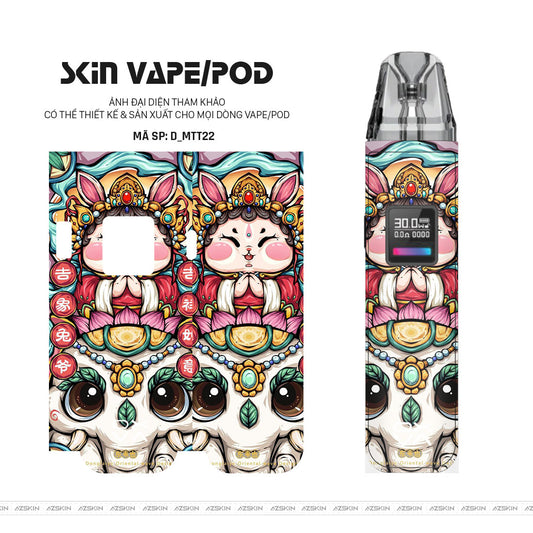 Dán Skin Pod Hình Mèo thần tài | D_MTT22