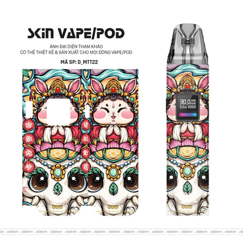 Dán Skin Pod Hình Mèo thần tài | D_MTT22