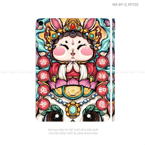 Dán Skin IPad Air Series Hình Mèo Thần Tài | D_MTT22