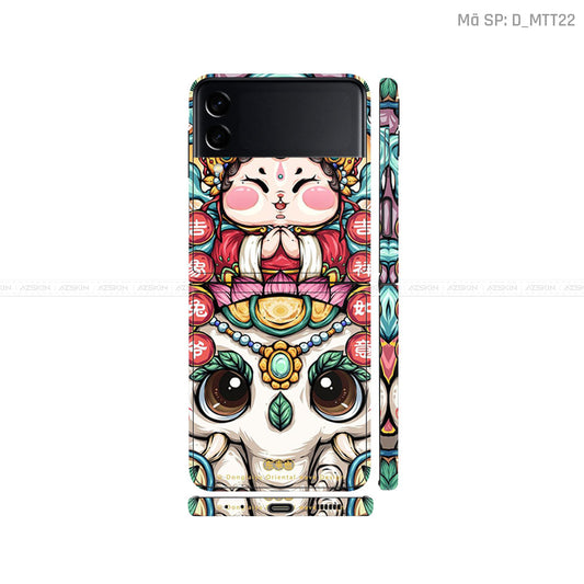 Dán Skin Galaxy Zflip3 Hình Nghộ Nghĩnh | D_MTT22