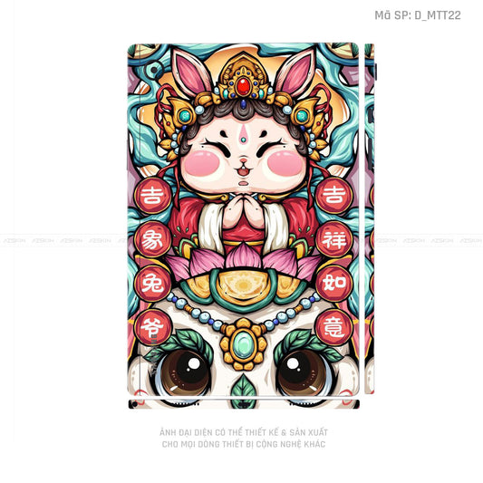 Dán Skin Galaxy Tab A Series Hình Mèo Thần Tài | D_MTT22