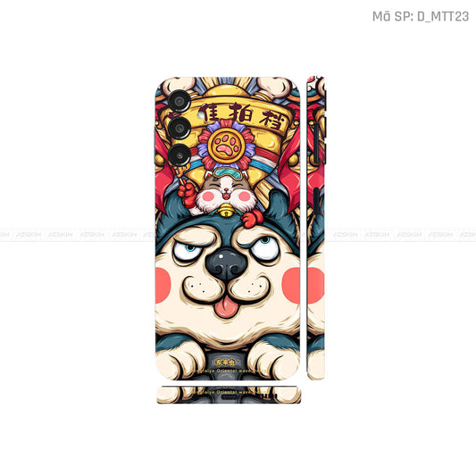 Dán Skin Samsung A Series Hình Mèo Thần Tài | D_MTT23