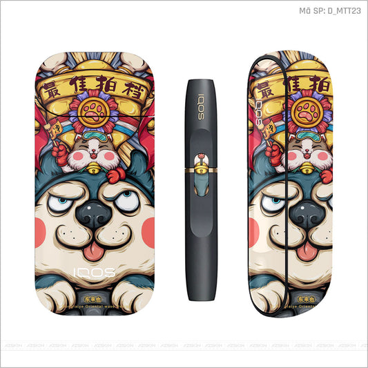 Dán Skin IQOS Hình Mèo Thần Tài | D_MTT23
