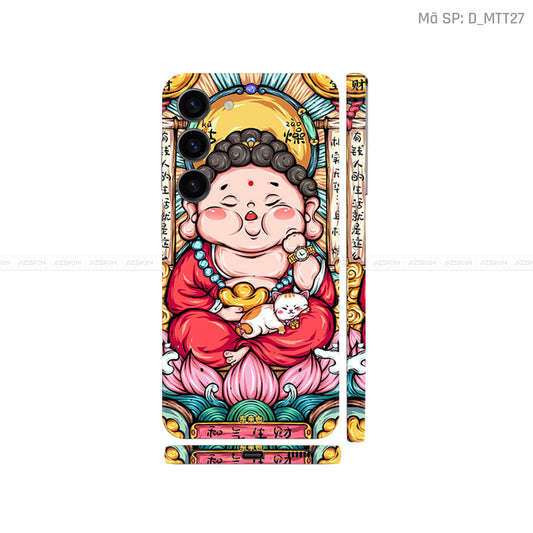 Dán Skin Galaxy S23 Series Hình Mèo Thần Tài | D_MTT27