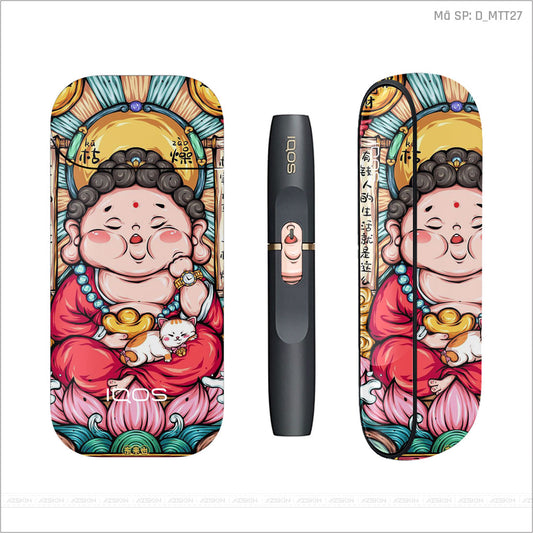 Dán Skin IQOS Hình Mèo Thần Tài | D_MTT27