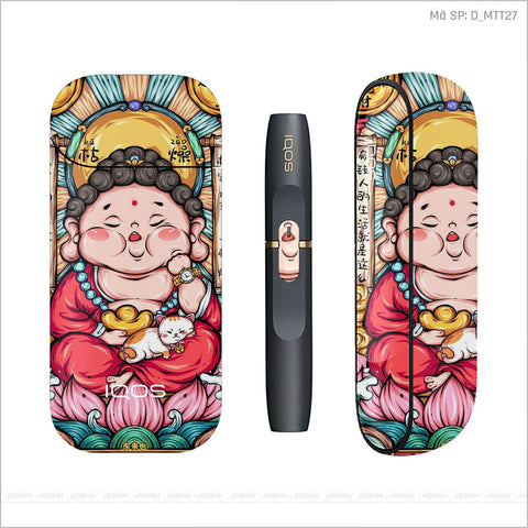 Dán Skin IQOS Hình Mèo Thần Tài | D_MTT27