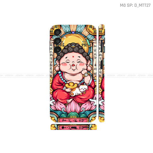 Dán Skin Samsung A Series Hình Mèo Thần Tài | D_MTT27