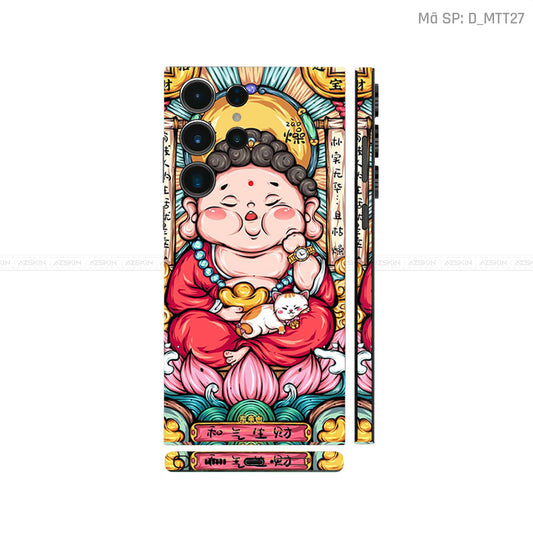 Dán Skin Galaxy S23 Series Hình Mèo Thần Tài | D_MTT27