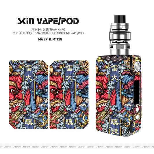 Dán Skin Vape Hình Mèo Thần Tài | D_MTT28