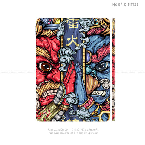 Dán Skin IPad Air Series Hình Mèo Thần Tài | D_MTT28