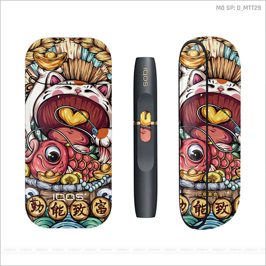 Dán Skin IQOS Hình Mèo Thần Tài | D_MTT29