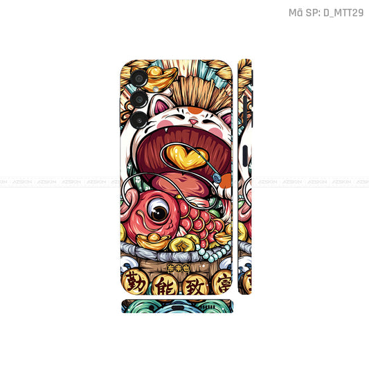 Dán Skin Samsung A Series Hình Mèo Thần Tài | D_MTT29