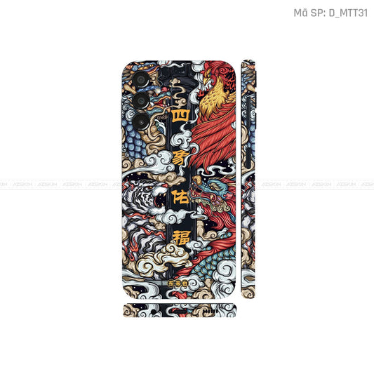 Dán Skin Samsung A Series Hình Mèo Thần Tài | D_MTT31