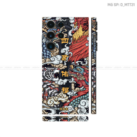 Dán Skin Galaxy S23 Series Hình Mèo Thần Tài | D_MTT31