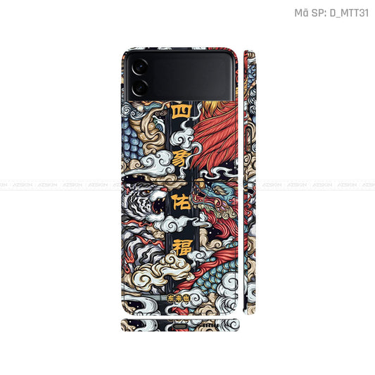 Dán Skin Galaxy Zflip4 Hình Nghộ Nghĩnh | D_MTT31