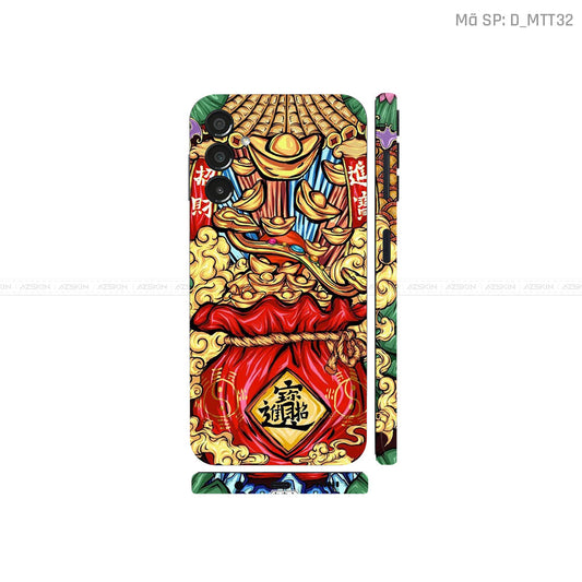 Dán Skin Samsung A Series Hình Mèo Thần Tài | D_MTT32