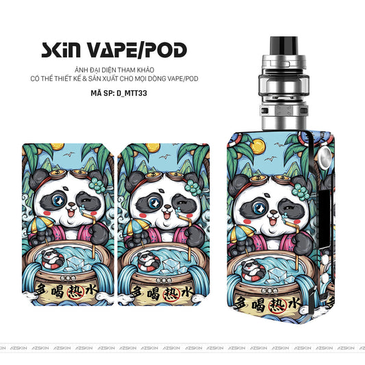 Dán Skin Vape Hình Mèo Thần Tài | D_MTT33