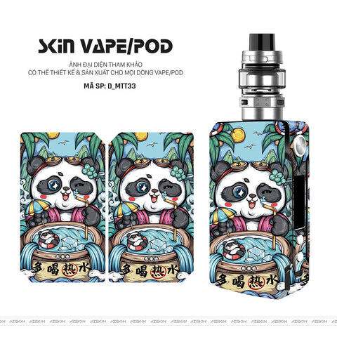 Dán Skin Vape Hình Mèo Thần Tài | D_MTT33