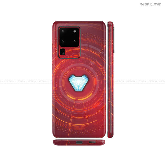 Dán Skin Galaxy S20 Series Hình Marvel Iron Man | D_MV01