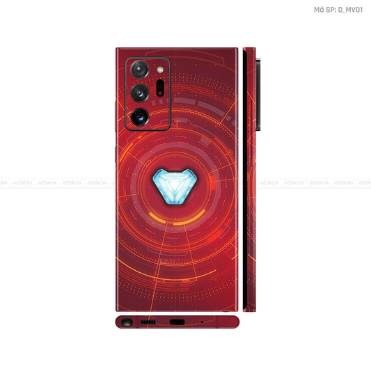 Dán Skin Galaxy Note 20 Series Hình Marvel Iron Man | D_MV01