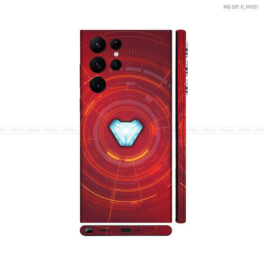 Dán Skin Galaxy S22 Series Hình Iron Man | D_MV01