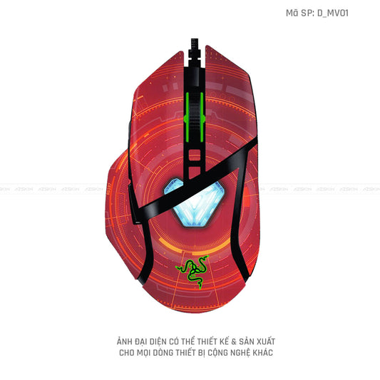 Skin Dán Chuột Razer Hình Marvel | D_MV01