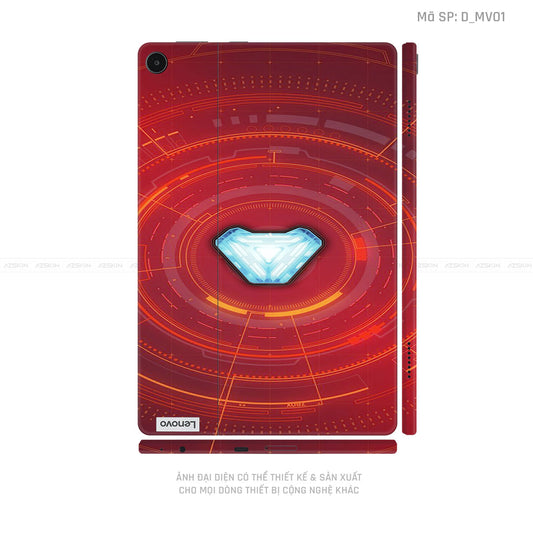 Dán Skin Máy Tính Bảng Lenovo Pad Series Hình Marvel Iron Man | D_MV01