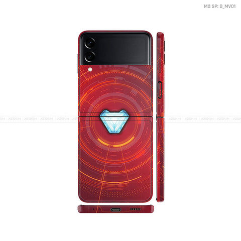 Dán Skin Galaxy Zflip4 Hình IRonman | D_MV01