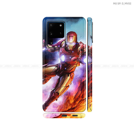Dán Skin Galaxy S20 Series Hình Marvel Iron Man | D_MV02