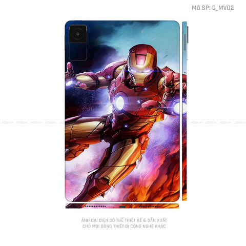 Dán Skin Máy Tính Bảng Xiaomi Mipad Hình Ironman | D_MV02