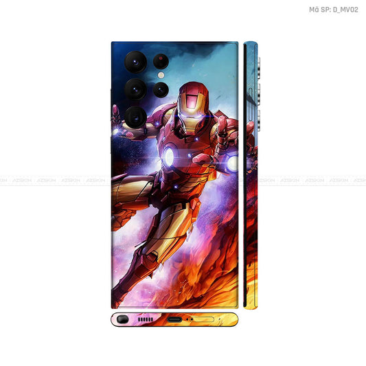 Dán Skin Galaxy S22 Series Hình Iron Man | D_MV02