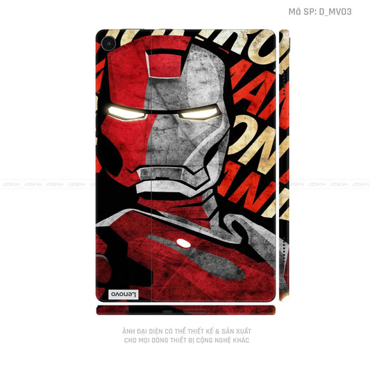 Dán Skin Máy Tính Bảng Lenovo Pad Series Hình Marvel Iron Man | D_MV03