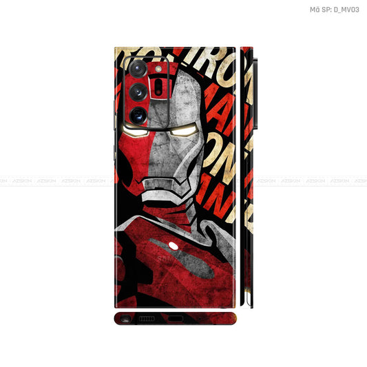 Dán Skin Galaxy Note 20 Series Hình Marvel Iron Man | D_MV03