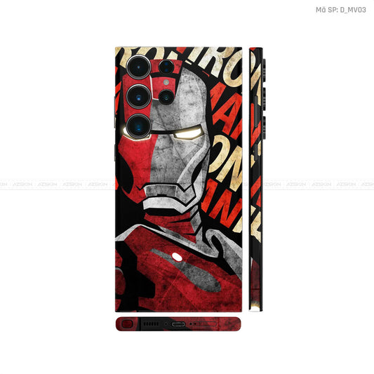 Dán Skin Galaxy S23 Series Hình IRon Man | D_MV03