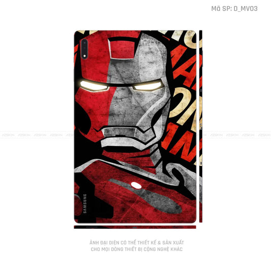 Dán Skin Galaxy Tab S9 Series Hình Marvel Iron Man | D_MV03