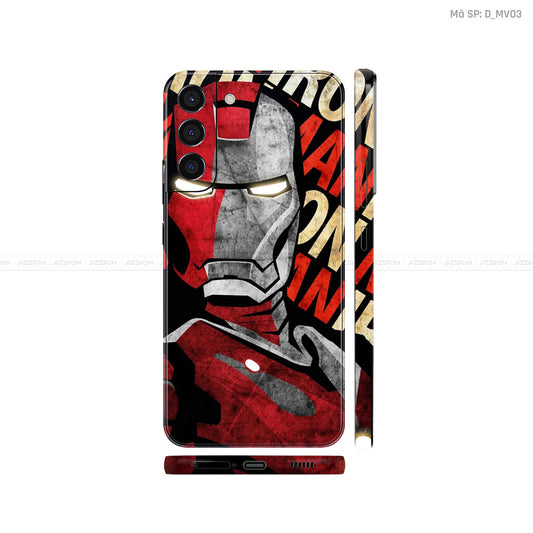 Dán Skin Galaxy S22 Series Hình Iron Man | D_MV03