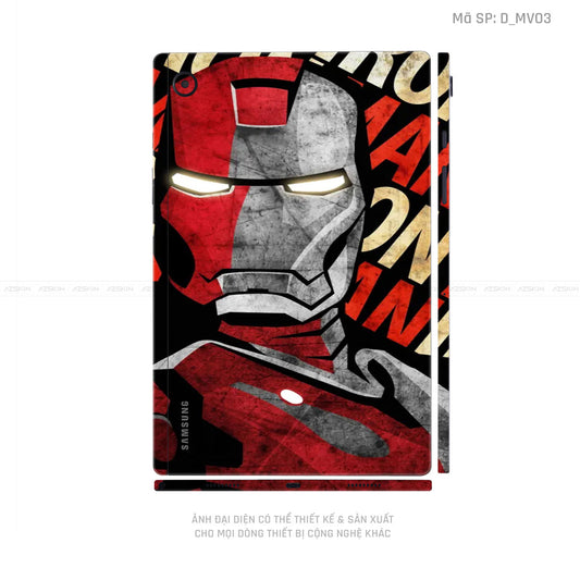 Dán Skin Galaxy Tab A Series Hình Iron Man | D_MV03
