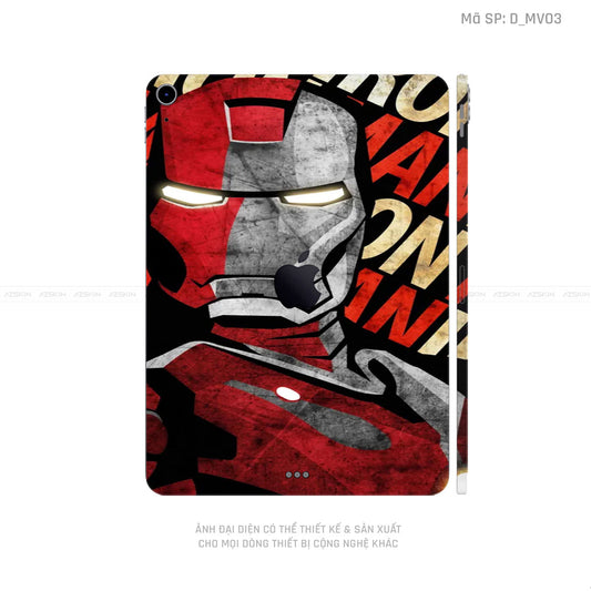 Dán Skin IPad Mini Series Hình Marvel Iron Man | D_MV03