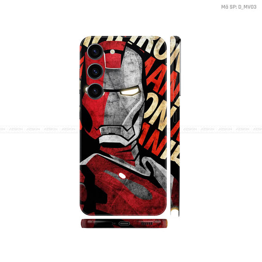 Dán Skin Galaxy S23 Series Hình IRon Man | D_MV03
