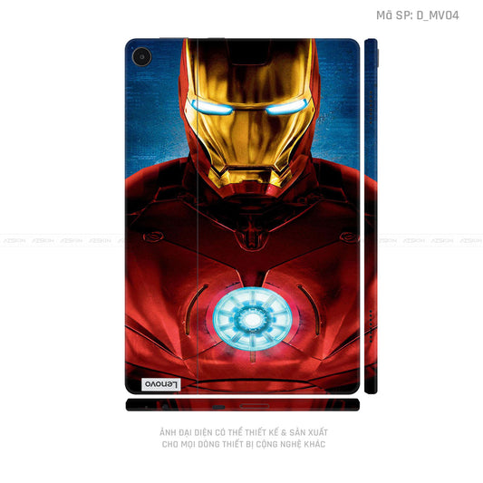 Dán Skin Máy Tính Bảng Lenovo Pad Series Hình Marvel Iron Man | D_MV04