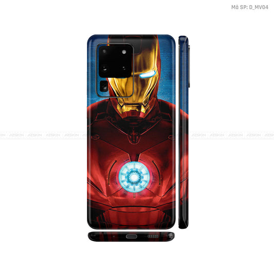 Dán Skin Galaxy S20 Series Hình Marvel Iron Man | D_MV04