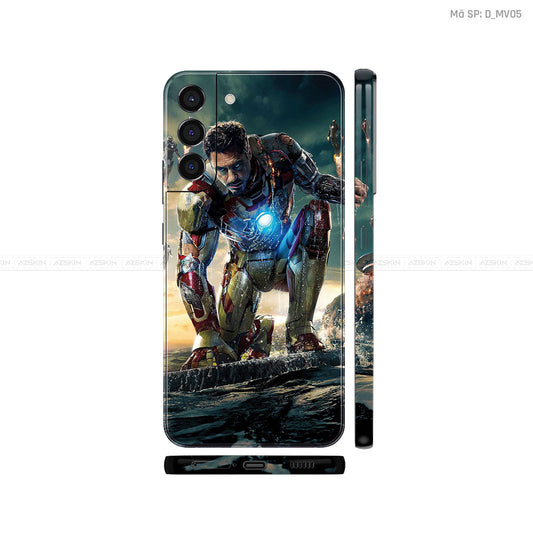 Dán Skin Galaxy S22 Series Hình Iron Man | D_MV05