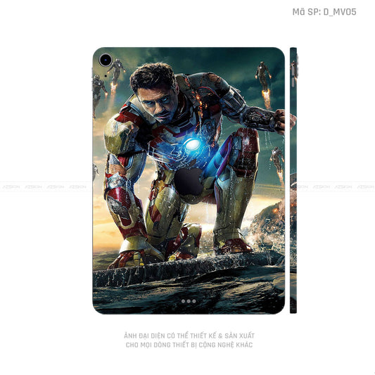 Dán Skin IPad Mini Series Hình Marvel Iron Man | D_MV05