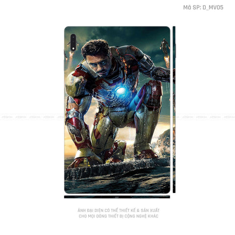 Dán Skin Galaxy Tab S9 Series Hình Marvel Iron Man | D_MV05