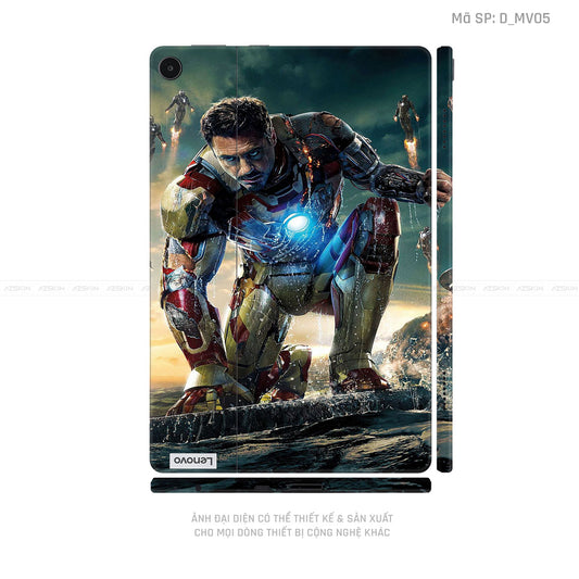 Dán Skin Máy Tính Bảng Lenovo Pad Series Hình Marvel Iron Man | D_MV05